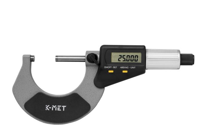 Цифровий мікрометр K-MET 0-25 мм