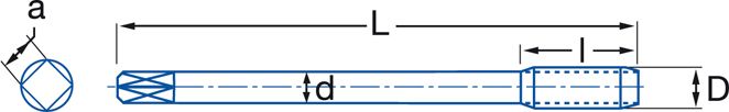Машинний мітчик Izar М8