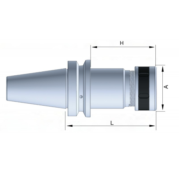 Цанговий патрон Serinex BT.50.165.SKS20