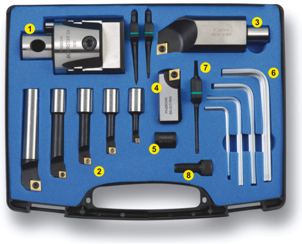 Набір для розточування Pinzbohr BS 54 KIT R 8-100