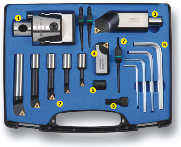 Набір для розточування Pinzbohr BS 54 KIT T 8-100
